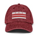 Washington DC Flag Faded Dad Hat