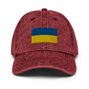 Flag of Ukraine Faded Dad Hat.