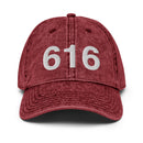616 Grand Rapids MI Faded Dad Hat