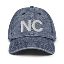 North Carolina NC Washed Out Dad hat