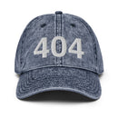 404 Atlanta Area Code Faded Dad Hat