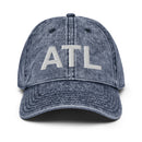 ATL Atlanta Airport Faded Dad Hat