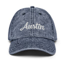Script Austin TX Faded Dad Hat