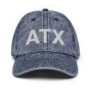 ATX Austin TX City Code Faded Dad Hat