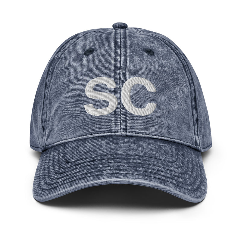 South Carolina SC Faded Dad Hat