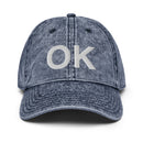 Oklahoma OK Faded Dad Hat
