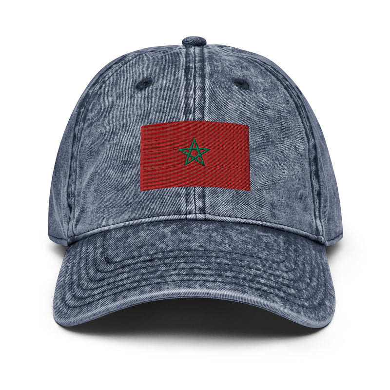Moroccan Flag Faded Dad Hat