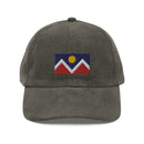 Denver Colorado Flag Corduroy Hat