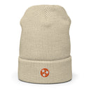 Orange Tennessee Flag Honeycomb Waffle Beanie