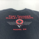 Moore Oklahoma Harley Davidson Babe T-shirt Size L
