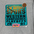 Long Sleeve SA Spurs 2001 Finals T-shirt Size XL