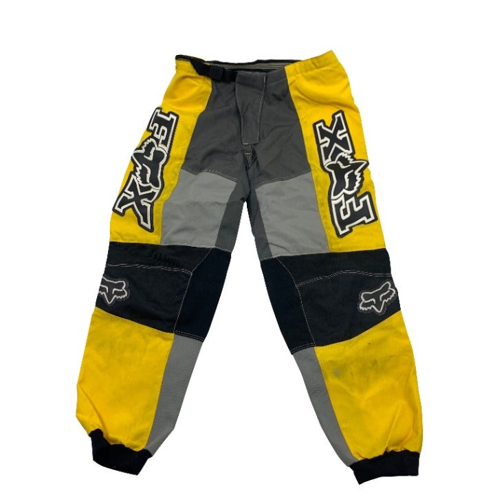 Black & Yellow Fox Racing Pants