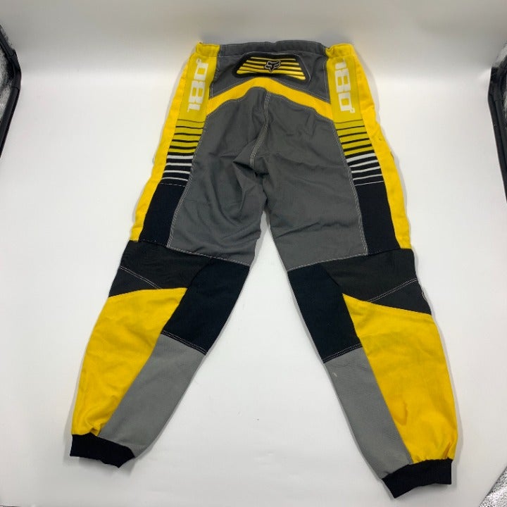 Black & Yellow Fox Racing Pants