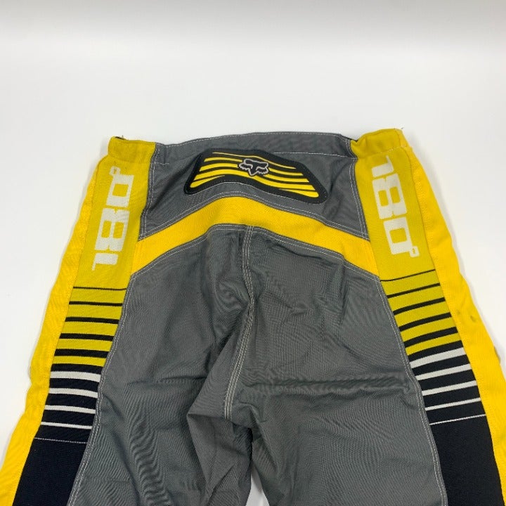 Black & Yellow Fox Racing Pants